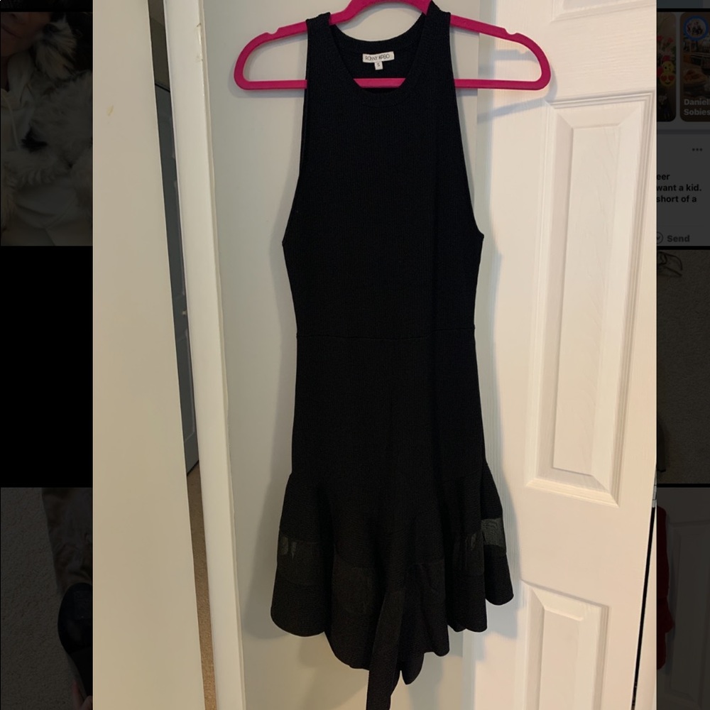 Ronny kobo black dress size small. Never worn!